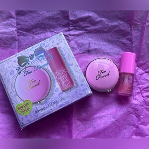 Too Faced Pink Blush and Lip Set
